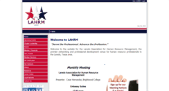 Desktop Screenshot of lahrm.org